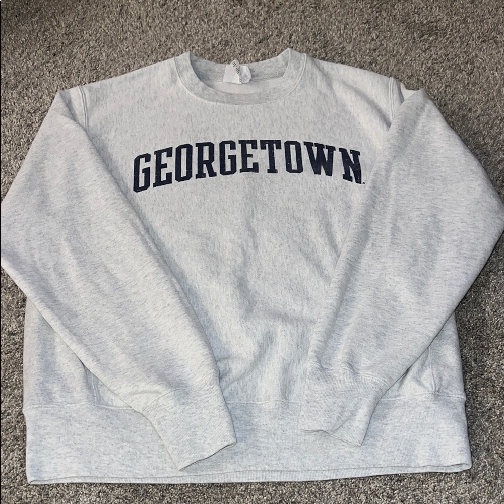 Champion Gray Crewneck Men's Sweater